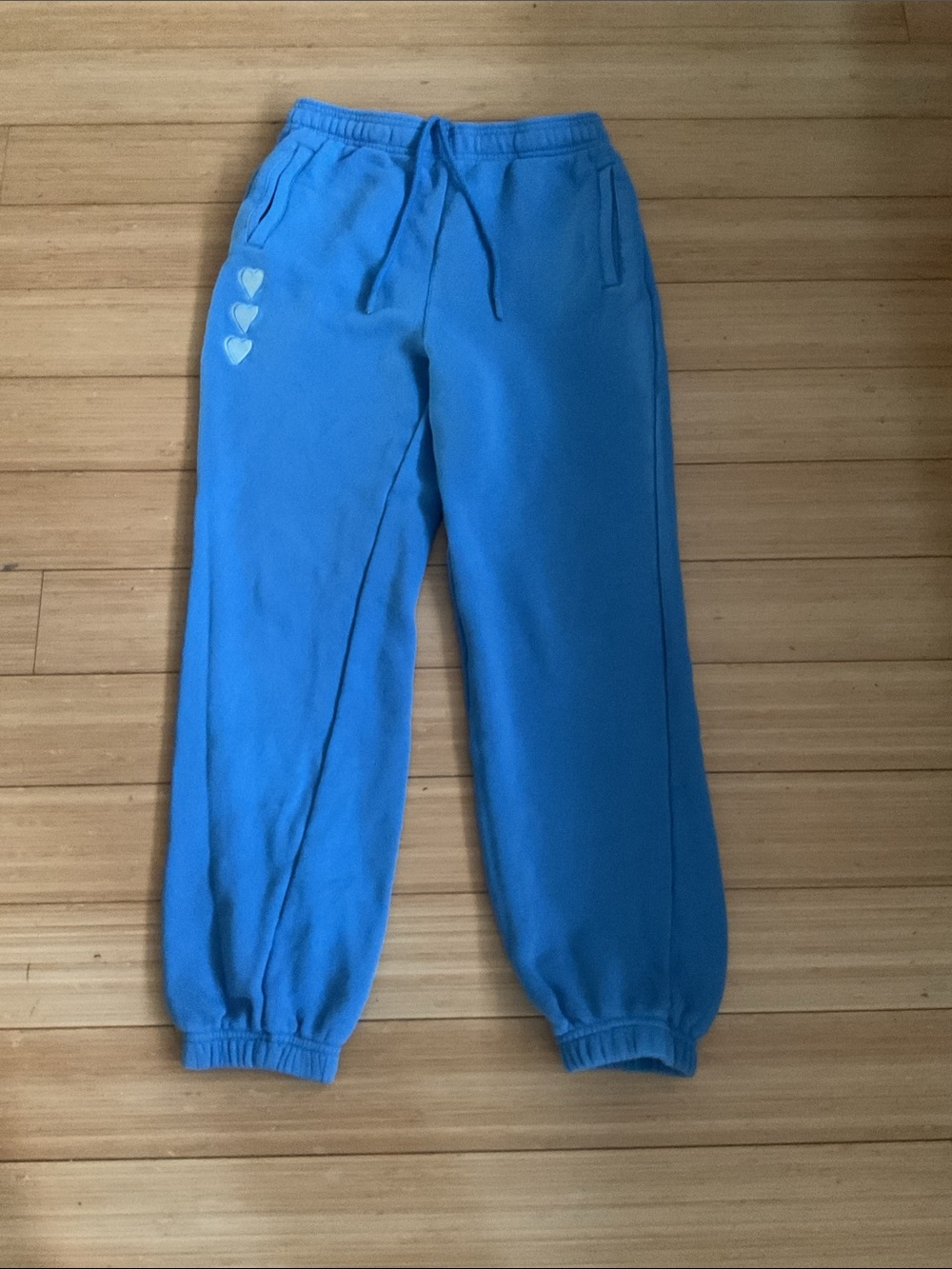 Roller Rabbit Blue Kids Heart Sweatpants